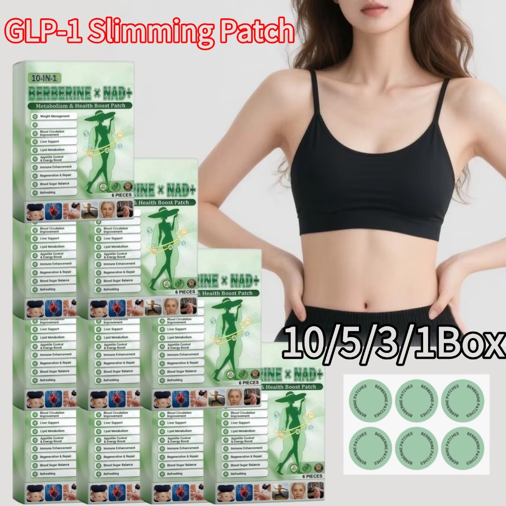 Herbal Weight - 10/5/3/1 Box Sanfte, sichere Kräuter-Schlankheitspflaster GLP-1