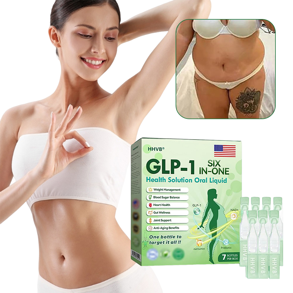 Herbal Weight - Glp-1 Sechs-in-Eins Abnehm-Tropfen zur Förderung der