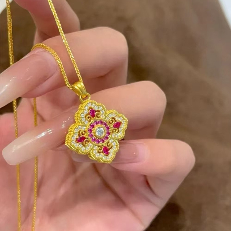 Vintage Luxus Hohle 4 Blätter  – Red Clover Flower Bewertung und Preis