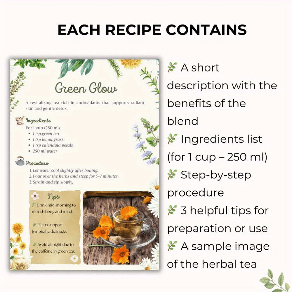 Kräutertee-Rezeptbuch – Natürl – Herbal Wellness Recipes Bewertung und Preis