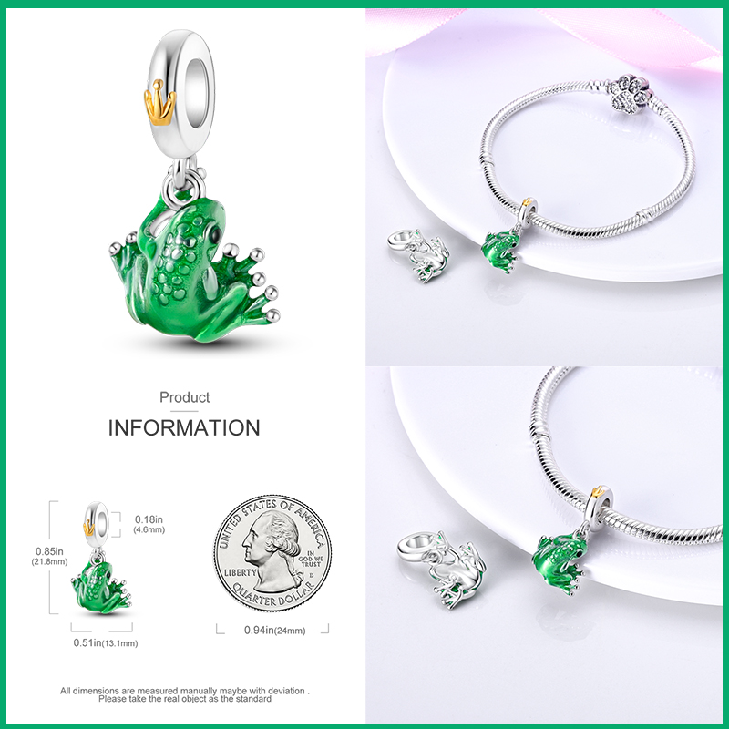 Charms aus 925er-Sterlingsilbe – Red Clover Flower Bewertung und Preis