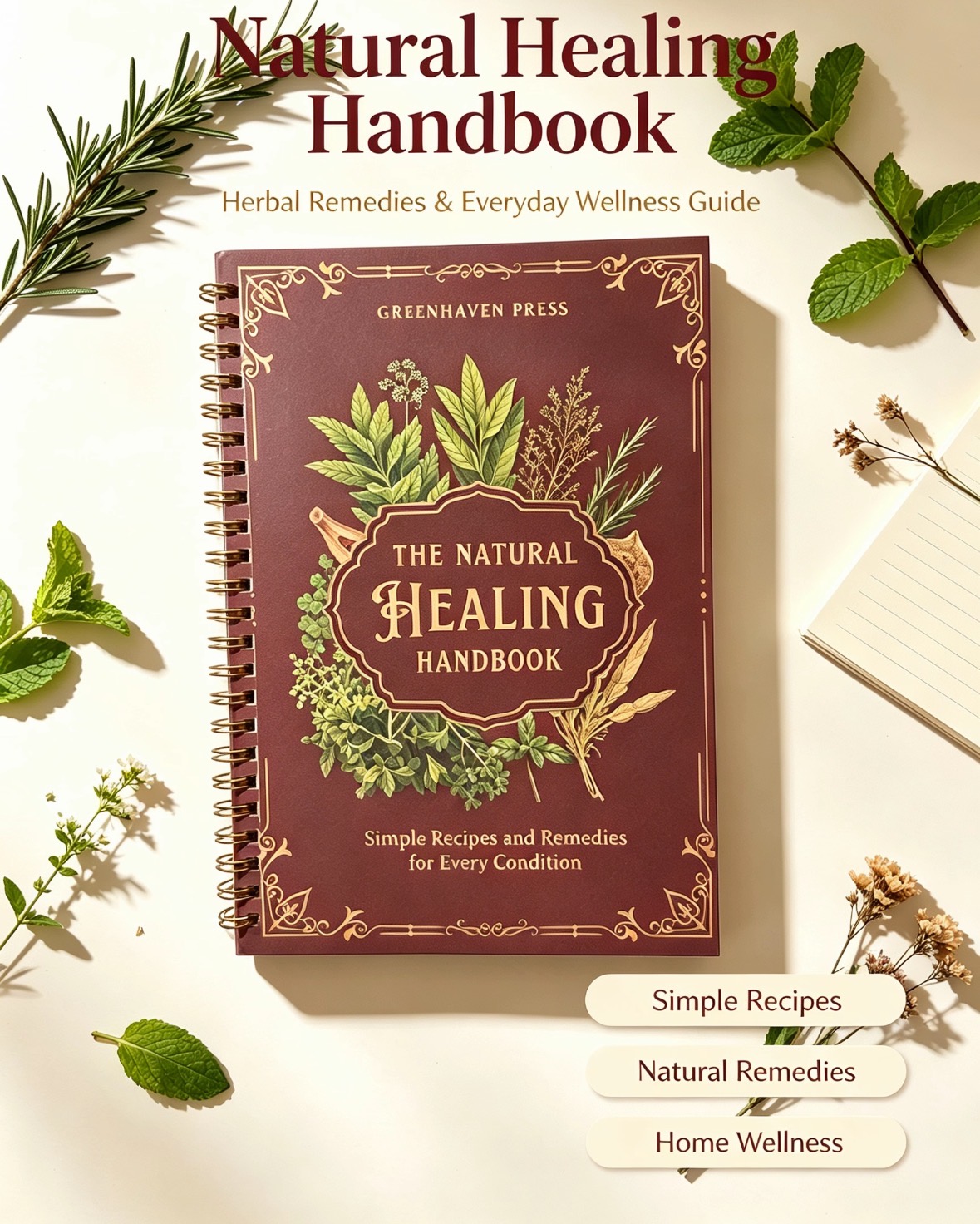 Das Naturrezeptbuch: Leitfaden – Herbal Wellness Recipes Bewertung und Preis